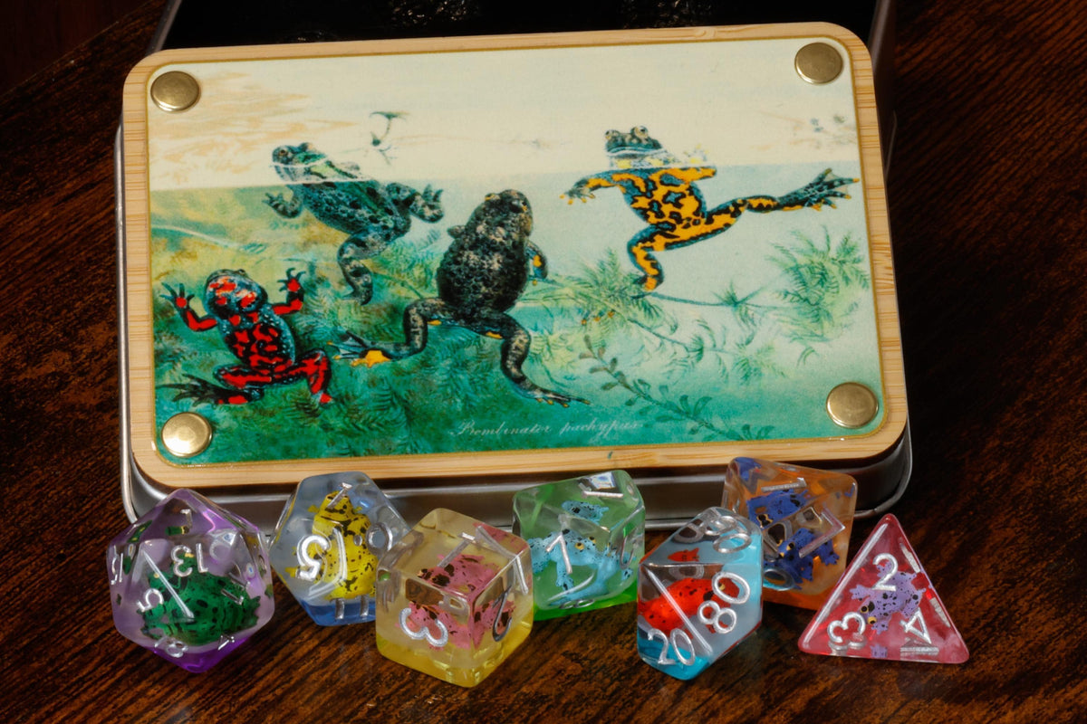 Natural History Tropical Frog Dice Box