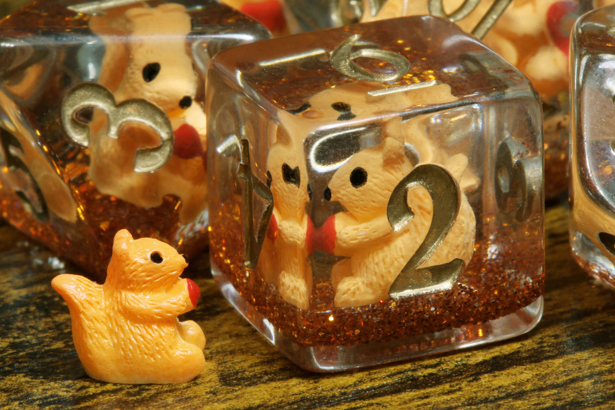 Squirrel box and dice set - The Wizard's Vault