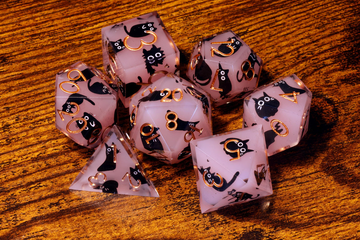 Meowgical Paws cat dice
