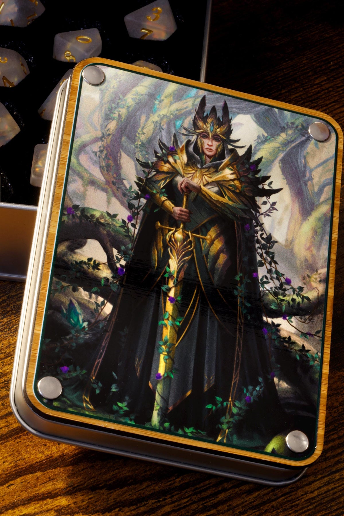 Oath of the Ancient Box and Paladin's Oath  11-Piece dice set - The Wizard's Vault