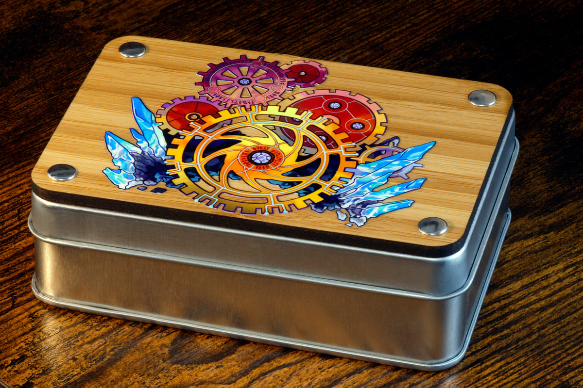 Artificer dice set and box - The Wizard's Vault