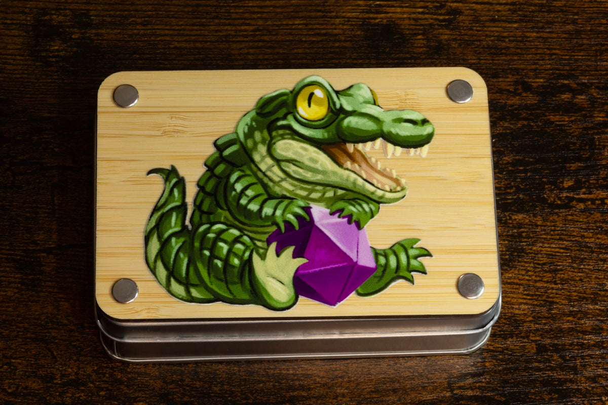 Crocodile dice box - The Wizard's Vault