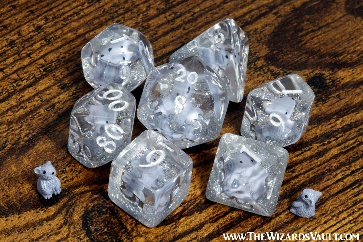 Critical Bite Mouse Dice Set and Box