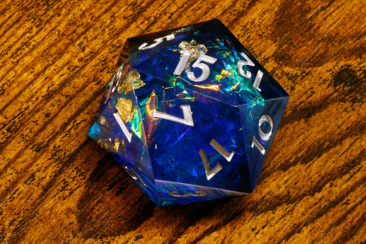 Sacred Sapphire Oversized D20