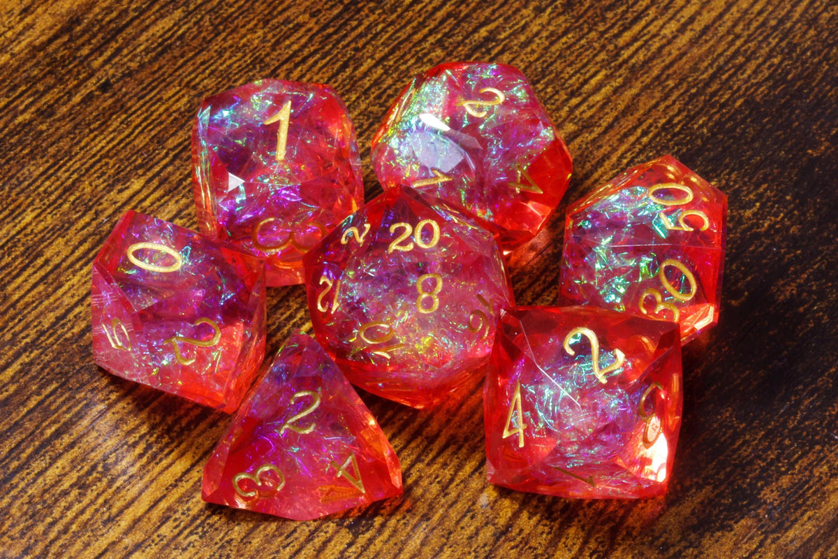 Solarflare Shard Dice Set