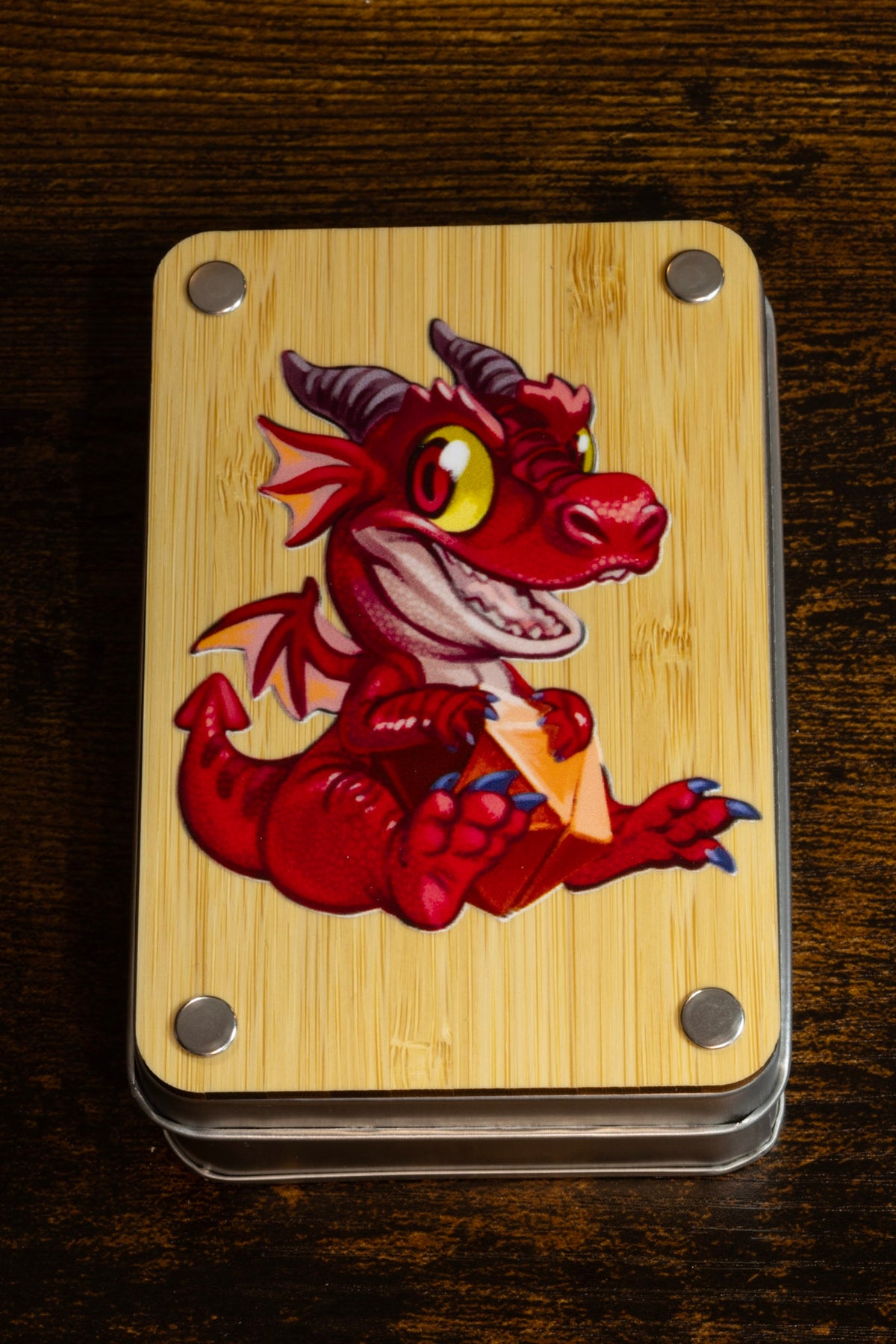 Red dragon dice box - The Wizard's Vault