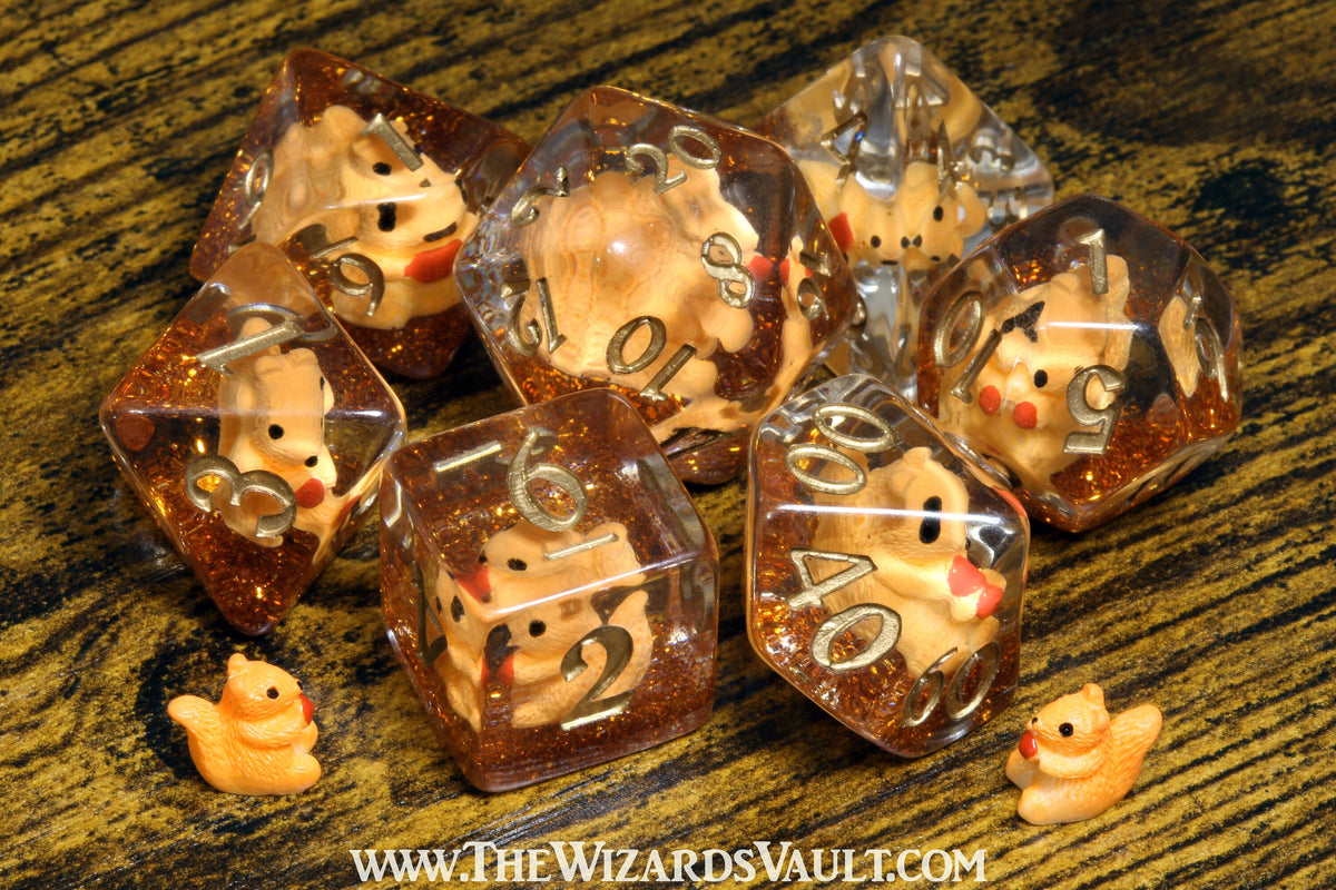 Squirrel box and dice set - The Wizard's Vault