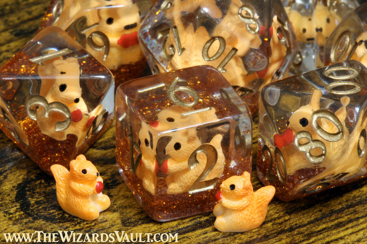 Squirrel box and dice set - The Wizard's Vault