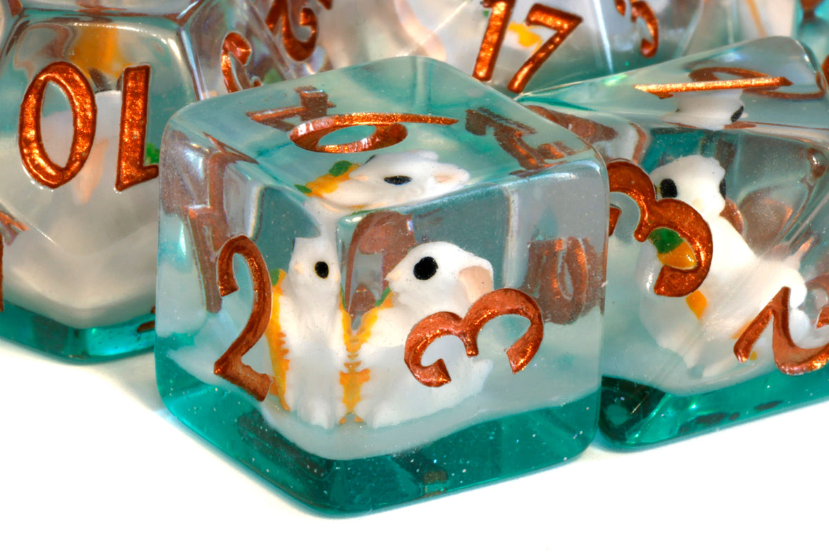 Beware ! The rabbits of doom dice box - The Wizard's Vault